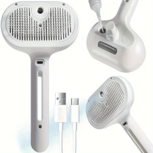Pet Hair Removal Comb with Water Tank