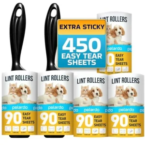 Lint Rollers for Pet Hair, White, Sticky Remover
