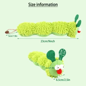 Cat Chew Toys Caterpillar Catnip Molar Toy