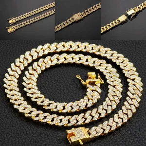 Cuban Chain Dog Collar Stainless Steel Adjustable
