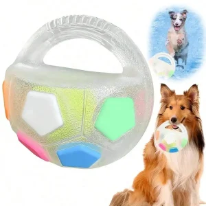 Chew-Tough Soccer Ball Dog Toy For Retrieval