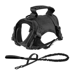 Tactical Puppy Harness Leash Set For Small Dogs
